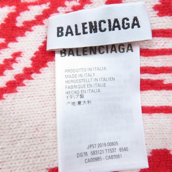 BALENCIAGA 583121 Virgin Wool Logo Print Large - Picture 5 of 8